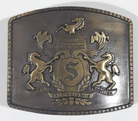 2012 Seagram's Whiskey Metal Belt Buckle