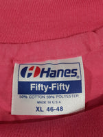 Hanes Fifty-Fifty Pepsi Cola Gotta Have It XL 48-48 X Large Pink T-Shirt