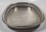 Rare Vintage Wm. A. Rogers 3492 Air Canada Engraved Etched Silver Plated Brass Airplane Beverage Serving Tray