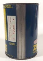 Vintage Dupont Zerone Anti-Rust Anti-Freeze Blue 5 1/2" Tall One Quart Metal Can