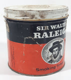 Vintage Sir Walter Raleigh Smoking Tobacco 6 Oz Tin Metal Can