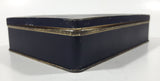 Vintage Player's Navy Cut Cigarettes Medium 100 Count Navy Blue Tin Metal Holder Case