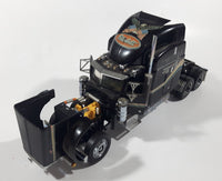 Franklin Mint Precision Models Peterbilt Semi Truck and Refrigerated Trailer 22 3/4" Long Die Cast Toy Car Vehicle