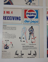 Vintage Pepsi and Diet Pepsi CAHA Hockey Posters Set of 4 Robinson, Trottier, Houle, Turnbull