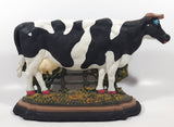 Vintage Dairy Cow 14 1/4" Long Hand Painted Heavy Cast Iron Door Stop