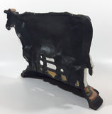 Vintage Dairy Cow 14 1/4" Long Hand Painted Heavy Cast Iron Door Stop