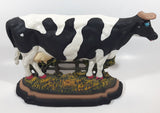 Vintage Dairy Cow 14 1/4" Long Hand Painted Heavy Cast Iron Door Stop