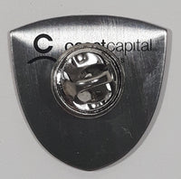 Coast Capital Pink Shirt Day Est. 2007 Crest Shaped Metal Lapel Pin