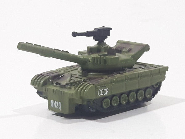 Funrise Micro Machines Style RH33 CCCP Tank Army Green Die Cast Toy Car Vehicle