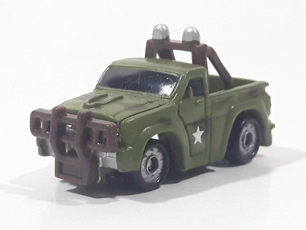 Funrise Micro Machines Style Truck Army Green Die Cast Toy Car Vehicle