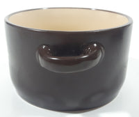 McDonald & Ross Const. LTD. Brown Double Handled Ceramic Bowl Mug