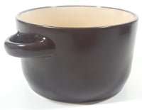 McDonald & Ross Const. LTD. Brown Double Handled Ceramic Bowl Mug