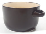 McDonald & Ross Const. LTD. Brown Double Handled Ceramic Bowl Mug