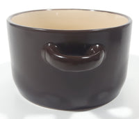 McDonald & Ross Const. LTD. Brown Double Handled Ceramic Bowl Mug