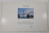 Max Jacquiard Royal Hudson Under Lions Gate Bridge Train Painting 11" x 18" Foam Board Salesman SAMPLE Print