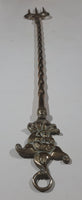 Antique Jester 19 1/2" Solid Brass Toasting Fork