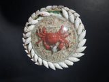 Vintage Mazatlan, Mexico Real Shell Plastic Crab Under Dome Keepsake Trinket Box - Treasure Valley Antiques & Collectibles