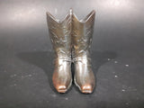 1930s Very Rare Trophy Craft Miniature Copper Cowboy Boots - Treasure Valley Antiques & Collectibles