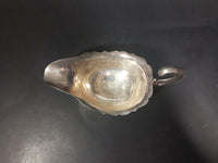 Antique 1850-1899 Electroplated Silver Victorian Footed Gravy Boat Pourer - Treasure Valley Antiques & Collectibles